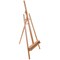 64" to 89" Sunset Medium A-Frame Wood Easel, Lyre Style Studio Easel - Wooden Artists Floor Stand, Sturdy, Adjustable Height To 50" Canvas - Painting, Drawing, Sign Display